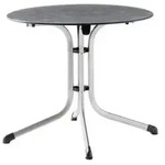 Sieger Klapptisch Boulevard mit Polytec&reg;-Platte, ca. &Oslash;85/H73 cm