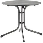 Sieger Klapptisch Boulevard mit Polytec&reg;-Platte, ca. &Oslash;85/H73 cm