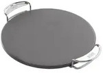 Weber Crafted Pizzastein, rund, ca. &Oslash;30 cm, Grau, Silber
