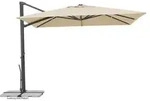 Schneider Ampelschirm Rhodos Smart, quadratisch, ca. B300/T300 cm, Natur