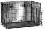 Feandrea Hundek&auml;fig mit Trennwand, ca. B107/H77,5/T70 cm