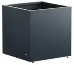 Herstera Metall-Pflanztopf Cube, quadratisch, anthrazit