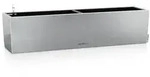 LECHUZA&reg; Edelstahl-Kasten Balconcera Steel, rechteckig, Hellgrau