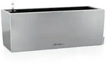 LECHUZA&reg; Edelstahl-Kasten Balconcera Steel, rechteckig, Hellgrau