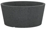 Scheurich Kunststoff-Topf C-Cone Bowl, rund, ca. &Oslash;38,9/H17,5 cm, Schwarz
