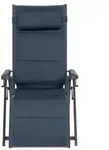 Siena Garden Camping Relaxstuhl XL Premium, blau, Dunkelblau, Dunkelgrau