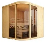Weka Sauna Sara mit Glast&uuml;r und Fenster, inkl. Ofen, Natur
