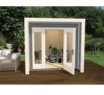 Weka Gartenhaus 263 Gr. 1, ca. B245/H227/T250 cm, Grau