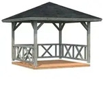 Palmako Pavillon Betty, ca. B386/H323/T386 cm, Grau