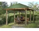 Weka Premium-Carport 651 Gr. 1, ca. B584/H291/T333 cm, Natur