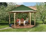 Weka Pavillon 656 Gr. 2, ca. B399/H312/T461 cm, Natur