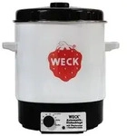 WECK&reg; Automatik-Einkochtopf, 29 l, Schwarz, Wei&szlig;
