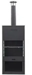Westmann Grillkamin, ca. B41/H229/T70 cm, Schwarz