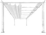 Paragon Outdoor-Pergola Florida 1116, inkl. Sonnensegel wei&szlig;, ca. B350,4/H236/T505