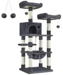 Feandrea Kratzbaum mit H&auml;ngematte, ca. B55/H143/T45 cm