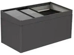 Biohort Fr&uuml;hbeetaufsatz 2x1, ca. B200,2/H28,5/T101,8 cm, Dunkelgrau