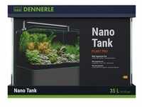 DENNERLE Mini-Aquarium Set Nano Tank Plant Pro, 35 l, Schwarz