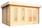 Wolff Finnhaus Saunahaus de luxe Eurika 70, ca. B480/H257/T360 cm
