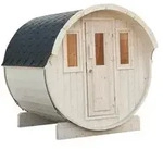 Wolff Finnhaus Saunafass Basic 230 Bausatz, ca. B205/H210/T230 cm, Natur
