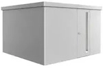 Biohort Ger&auml;tehaus Neo 4D, ca. B348/H222/T348 cm, Silber