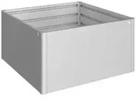 Biohort Metall Hochbeet 1,5x1,5, ca. B152/H77/T152 cm, Silber