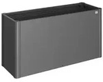 Biohort Metall HochBeet 1,5x0,5, ca. B152/H77/T53 cm, Dunkelgrau