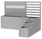 Biohort Hochbeet DaVinci Version 2, ca. B250/H168/T201 cm, Silber