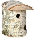 dobar&reg; green label Nistkasten aus Birke, ca. B14/H22/T14 cm, Natur