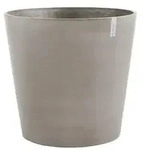 Ecopots Kunststoff-Topf Amsterdam mit Rollen, rund