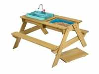 TP Toys Kinder Picknicktisch mit Waschbecken, ca. B89/H51..., Natur