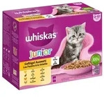 Whiskas&reg; Nassfutter f&uuml;r Katzen Multipack Gefl&uuml;gel Auswahl in Gelee, Junior,...