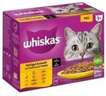 Whiskas&reg; Nassfutter f&uuml;r Katzen Multipack 1+, Gefl&uuml;gel Auswahl in Sauce, Adult, 12