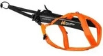 Non-stop dogwear Hunde-Zuggeschirr Freemotion harness 5.0, schwarz/orange