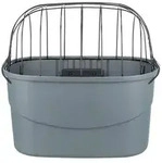 Trixie Front-Fahrradkorb, ca. B39/H42/T30 cm, Grau