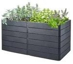 Garantia Kunststoff-Hochbeet Ergo Quadro Stone inkl. Wassersparsystem