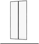 Hecht Magnet-Lamellenvorhang Deluxe, ca. B100/H220 cm, Anthrazit