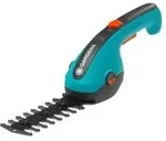GARDENA Akku-Gras- und Strauchschere-Set ClassicCut Li, T&uuml;rkis, Schwarz, Orange