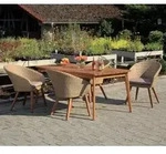 Acamp Gartenm&ouml;bel-Set Atacama, 5-teilig, Hellbraun, Braun