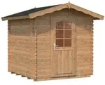 Palmako Gartenhaus Vivian, ca. B254/H222/T240 cm, Braun