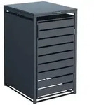 Westmann M&uuml;lltonnenverkleidung Kubus 1er Box, ca. B68/H116/T80 cm, Anthrazit
