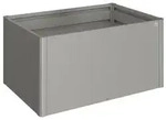 Biohort Metall Hochbeet 1,5x1, ca. B152/H77/T102 cm, Quarzgrau