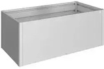 Biohort Metall-HochBeet 2x1, ca. B201,6/H77/T103,1 cm, Silber