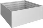 Biohort Metall-HochBeet 2x2, ca. B201,6/H77/T201,6 cm, Silber