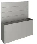 Biohort Sichtschutz Belvedere 200, ca. B201/H91/T4 cm, Quarzgrau