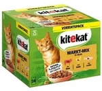 KITEKAT&reg; Nassfutter f&uuml;r Katzen Multipack Markt-Mix in Gelee, Adult, 24 x 85 g