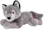 WILD REPUBLIC&reg; Stofftier Wolf, ca. B35/H16 cm, Grau, Schwarz, Wei&szlig;