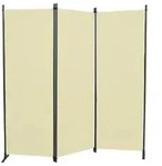 Angerer Paravent, 3-teilig, PE, ca. B165/H165 cm, Beige