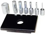 Metallkraft 6-teiliger Druckdornsatz mit Lochplatte f&uuml;r WPP 30 | 4101030