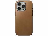 Nomad NM01615385, Nomad Modern Leather Case EnglishTan iPhone 15 Pro