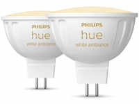 Signify 929003575202, Signify Philips Hue White Ambiance 5.1W MR16 2P EU, 2 Stück,